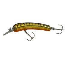 Charger l&#39;image dans la galerie, BAGLEYS BAITS SHALLOW SMOO 3 Balsa Wood Fishing Lure in FLASH GOLD on TIGER STRIPES L
