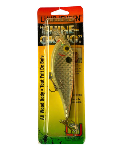 LUHR JENSEN SHINE-ORENO Fishing Lure in SILVER FOIL BLACK SHAD