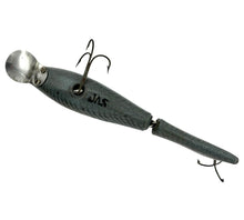 Load image into Gallery viewer, Jointed Fish Wood Decoy Fishing Lure by Southern Illinois Artist Jim Smith signed
