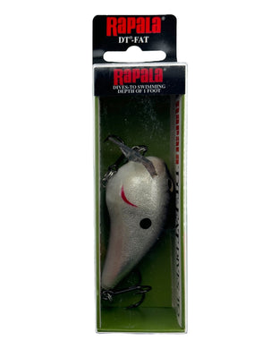 RAPALA LURES DT-FAT SHALLOW RUNNER in SILVER. DIVES-TO Series Waker.