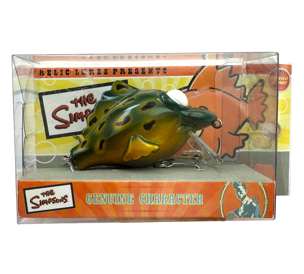 The Simsons Blinky Three Eyes Pet Frog Cartoon Crankbait Fishing Lure from Relic Lures