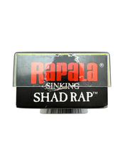 Load image into Gallery viewer, RAPALA LURES COUNTDOWN SHAD RAP 5 BALSA BAIT. RED HEAD. SINKING SHAD RAP.
