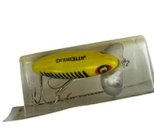 Charger l&#39;image dans la galerie, ARBOGAST BIG EYE JITTERBUG in YELLOW CLEAR BELLY BLACK RIBS. Special Production for Japan. 650 CY
