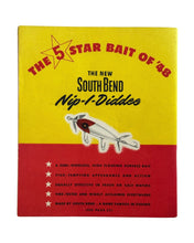 Load image into Gallery viewer, South Bend 1948 Catalog. Old Fishing Lure Information. Nip-i-diddee
