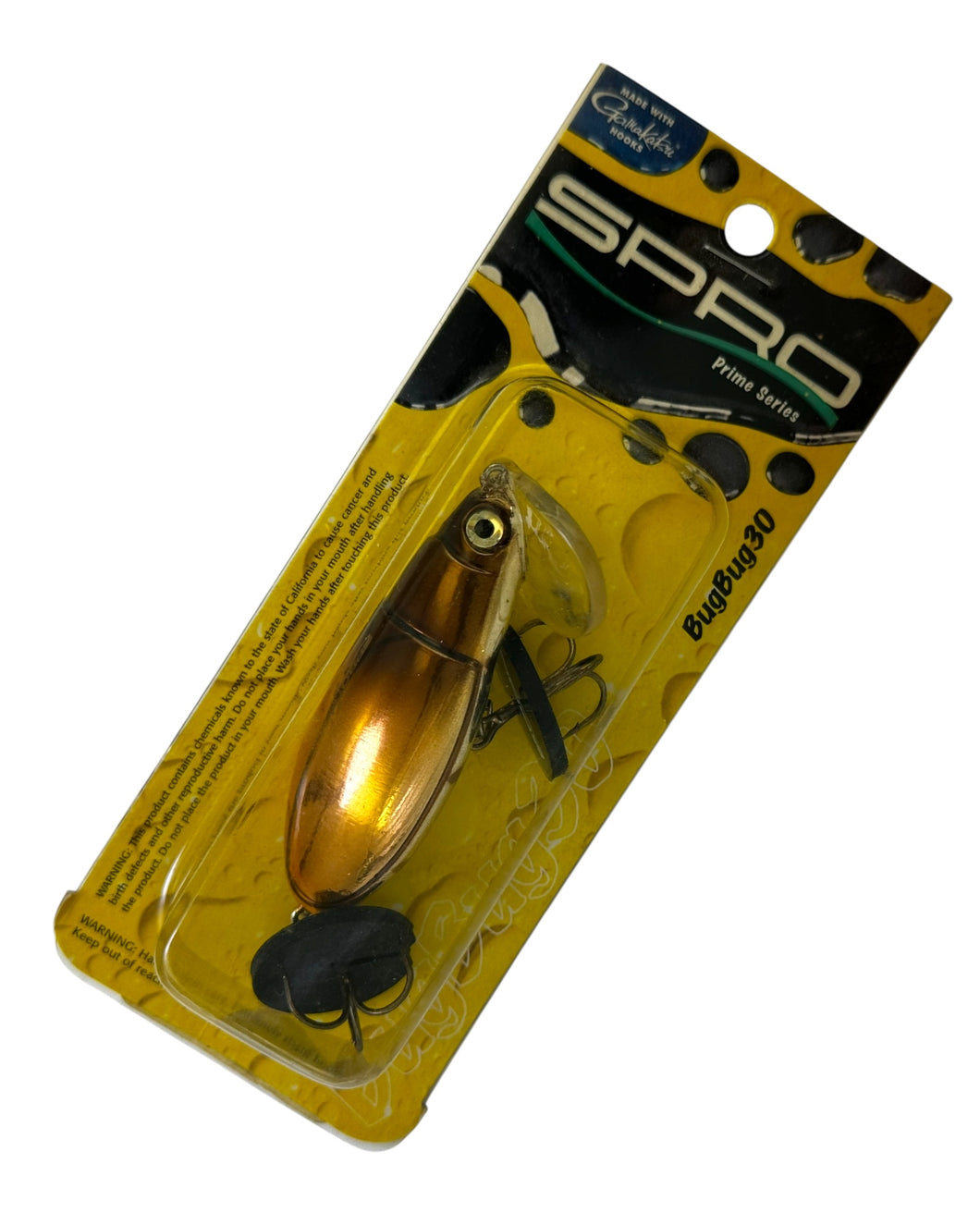 SPRO PRIME SERIES BUGBUG30 FISHING LURE. Bug Plug Like Topwater Beetle Bait.