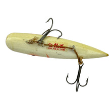 Cargar imagen en el visor de la galería, MARTIN SALMON PLUGS TACKLE &amp; MFG CO VINTAGE WOOD FISHING LURE. Ventral
