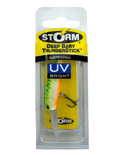Load image into Gallery viewer, STORM LURES DEEP BABY THUNDERSTICK JERKBAIT. GREEN FIRE UV.
