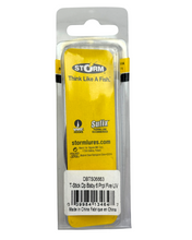 Load image into Gallery viewer, STORM LURES 6 cm DEEP BABY THUNDERSTICK Fishing Lure in PURPLE FIRE UV vmc hooks
