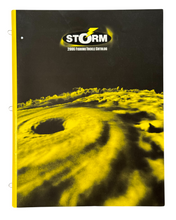 Load image into Gallery viewer, Catalog cover with 'Storm' logo and yellow and black design
