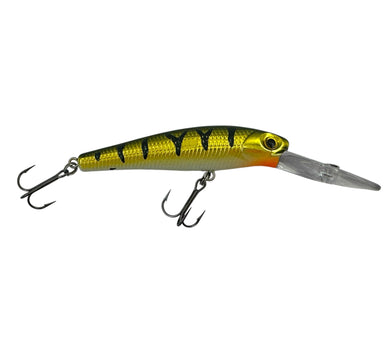 STORM LURES DEEP BABY THUNDERSTICK Fishing Lure in CHROME YELLOW PERCH. Right