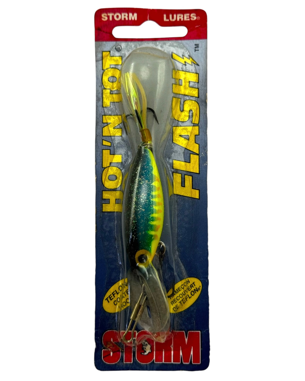 Storm Lures HOT N TOT FLASH FISHING LURE. Blue Fire Glitz