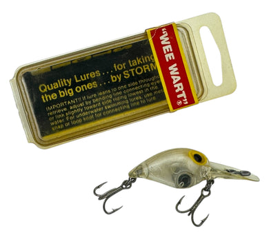 STORM LURES WEE WART Fishing Lure in PHANTOM CLEAR. xv87 Deep Diver.
