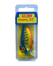 Load image into Gallery viewer, STORM LURES THIN FIN SILVER SHAD. METALLIC BLUE BACK, GOLD TIGER, ORANGE BELLY. TF06 162
