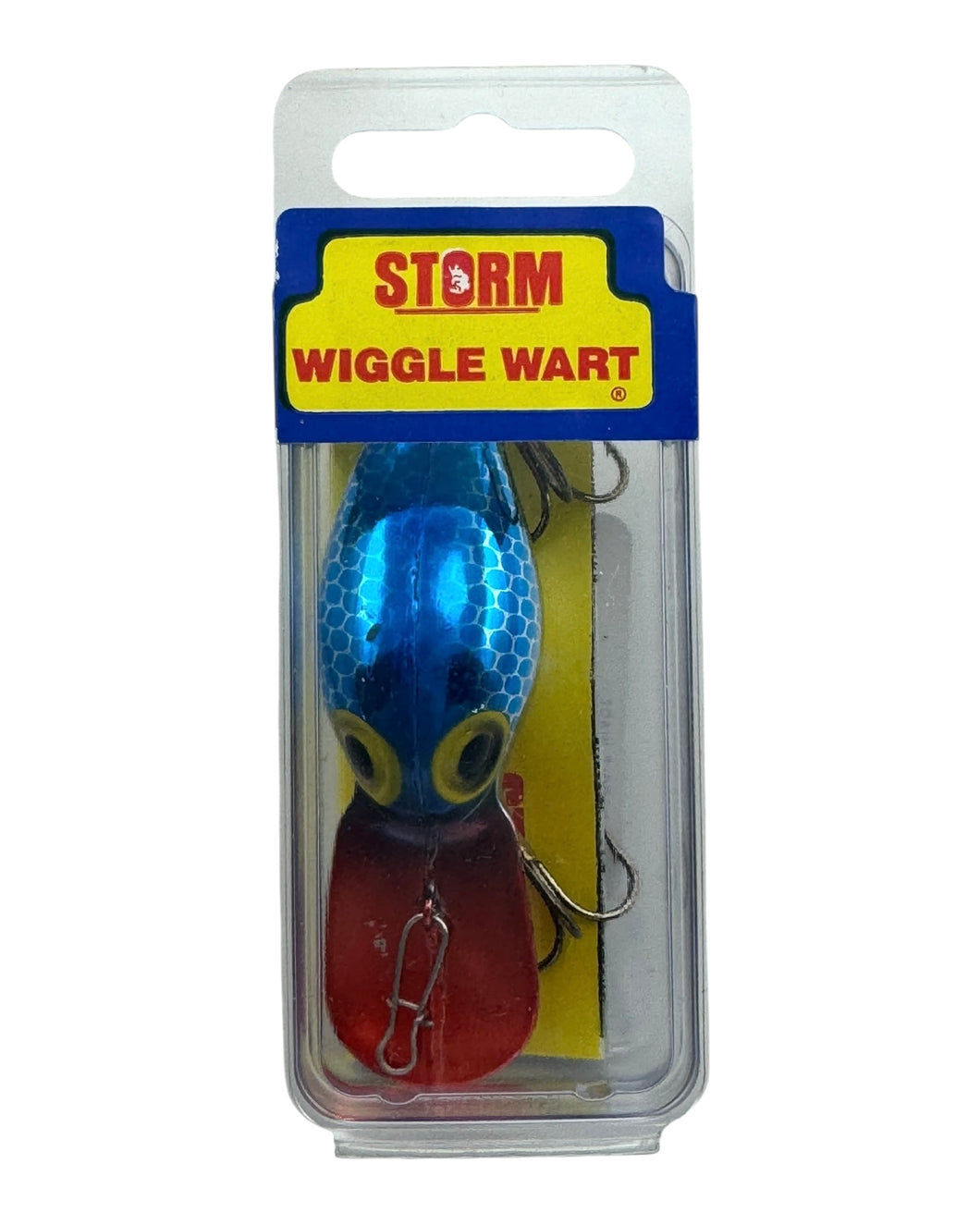 STORM LURES WIGGLE WART CRANKBAIT. V-108 BLUE SCALE RED LIP. Collector name is Blue Pirate.