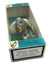 Load image into Gallery viewer, WEBER TACKLE of Steven&#39;s Point, Wisconsin Vintage SWIM KING Topwater Fishing Lure in Box sw2
