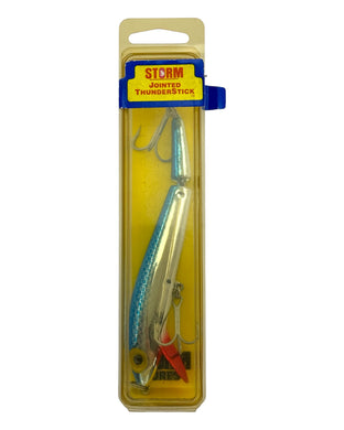 STORM LURES JOINTED THUNDERSTICK Fishing Lure in METALLIC BLUE SCALE and RED LIP