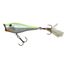 Load image into Gallery viewer, BERKLEY LURES CHARTREUSE SHINER FRENZY TOPWATER POPPER L
