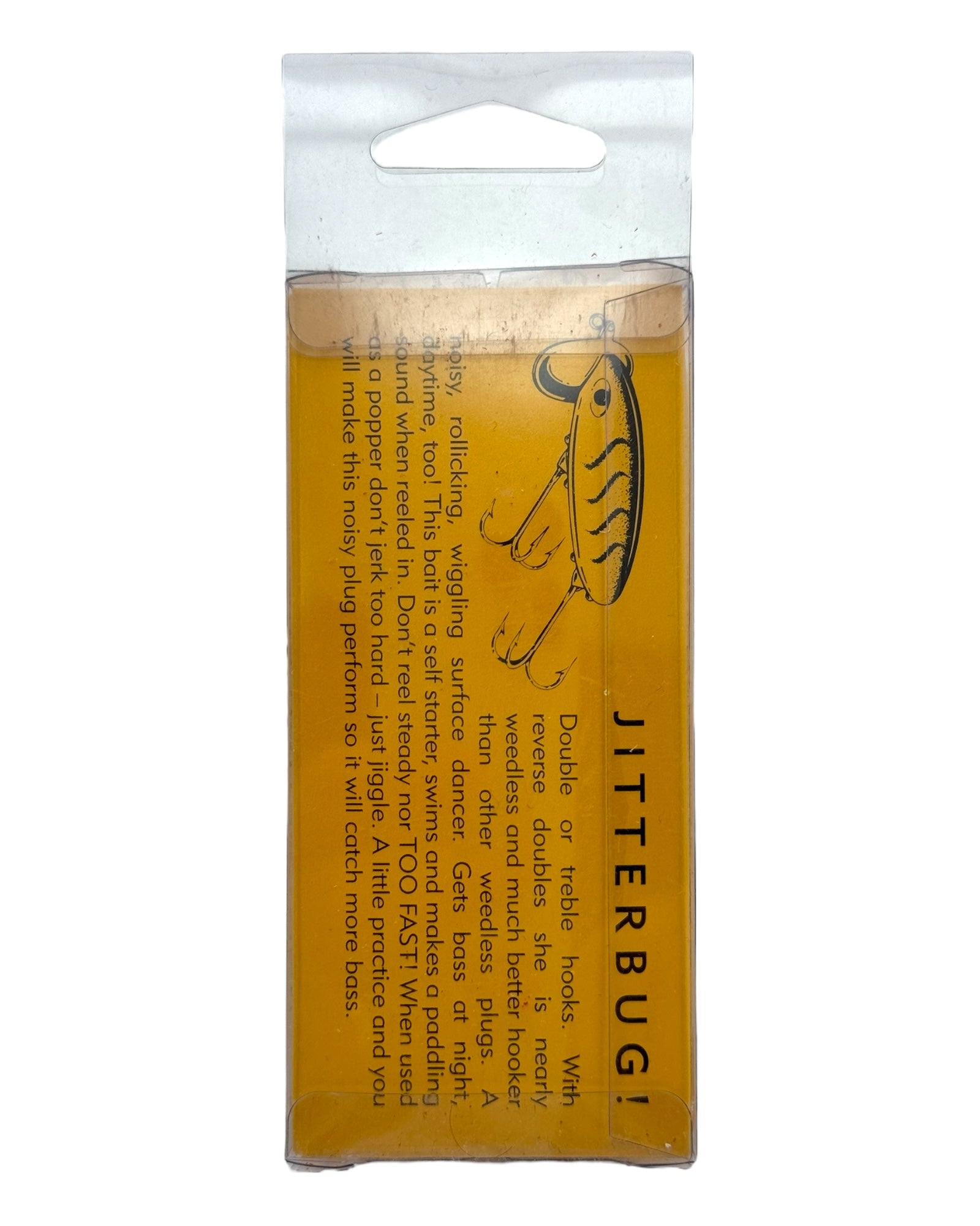 PRADCO FRED ARBOGAST WOOD JITTERBUG Fishing Lure • BLACK – Toad Tackle