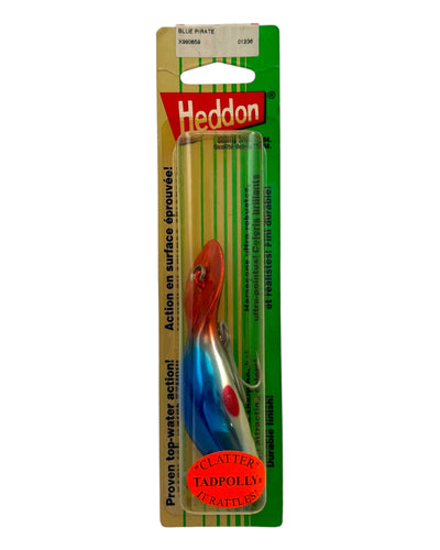 HEDDON LURES MAGNUM CLATTER TAD TADPOLLY Vintage Fishing Lure in Blue Pirate