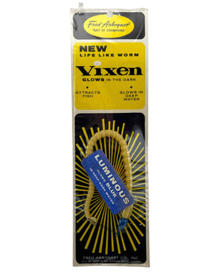 vixen soft plastic luminous fishing lure from Fred Arbogast