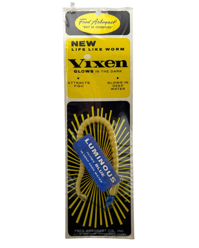 vixen soft plastic luminous fishing lure from Fred Arbogast