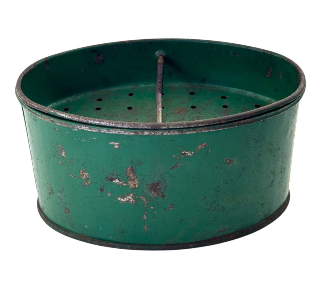ANTIQUE WADING BAIT BUCKET and VENTED WORM BOX