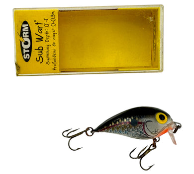 STORM LURES SUBWART 4 Fishing Lure in SILVER SHAD. Crappie Wake Bait. 