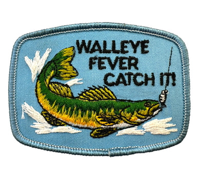Vintage Walleye Fishing Patch