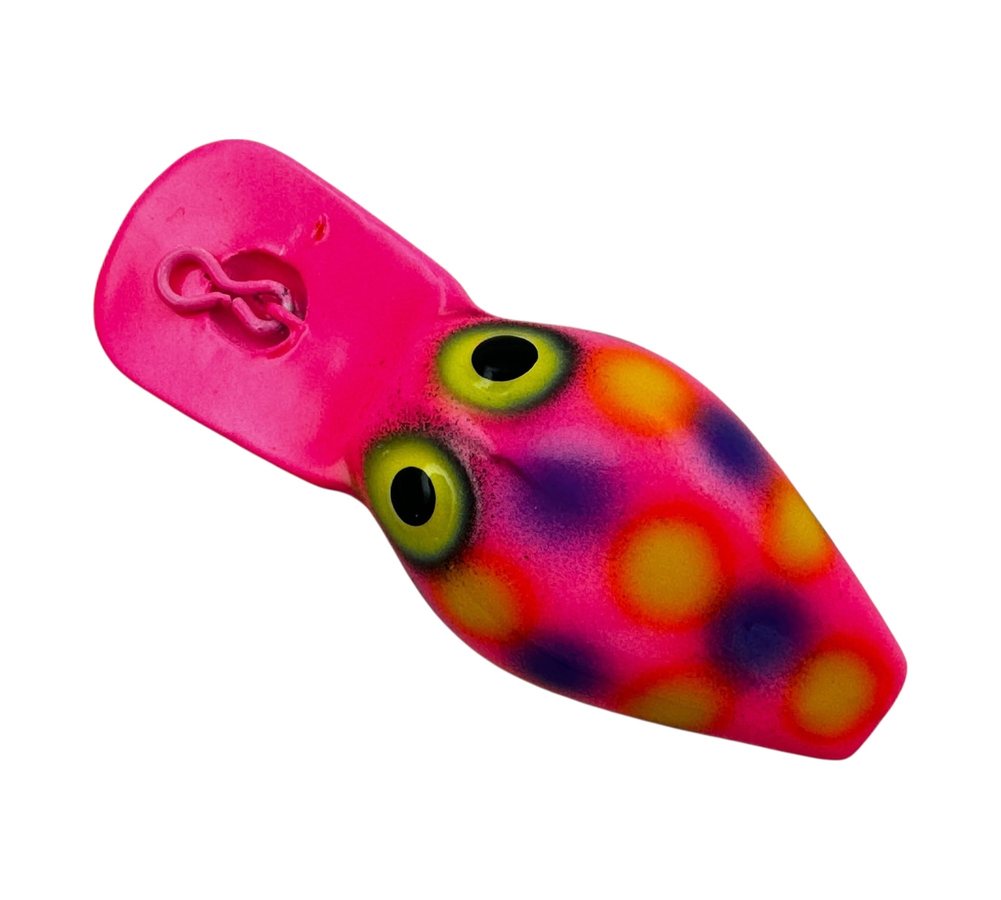 CUSTOM REPAINT • STORM MANUFACTURING COMPANY WEE WART FISHING LURE • BUBBLEGUM