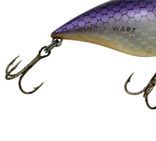 Cargar imagen en el visor de la galería, Old School Wiggle Wart with Side Stamp from Storm Fishing Lures. Rare Purple Scale. side stamped
