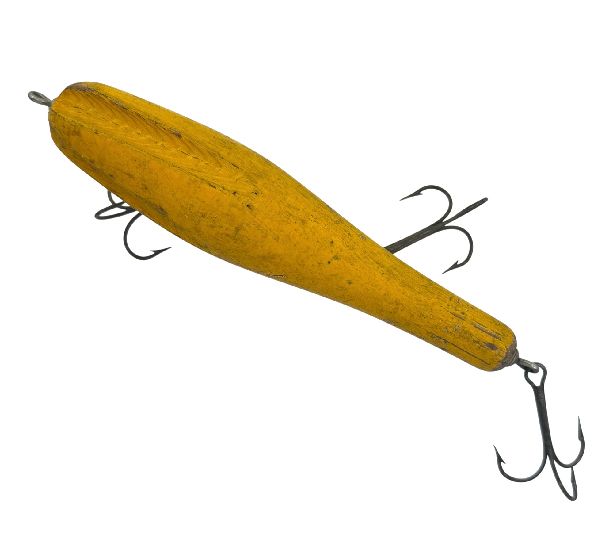 HASTINGS + WILSON'S FLUTED WOBBLER ANTIQUE WOOD MUSKY LURE – Toad Tackle