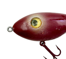 Charger l&#39;image dans la galerie, WOLVES Marked Back. SUGARWOOD LURES Topwater FISHING LURE. HANDCRAFTED SUGAR PINE FISHING PLUG. up close
