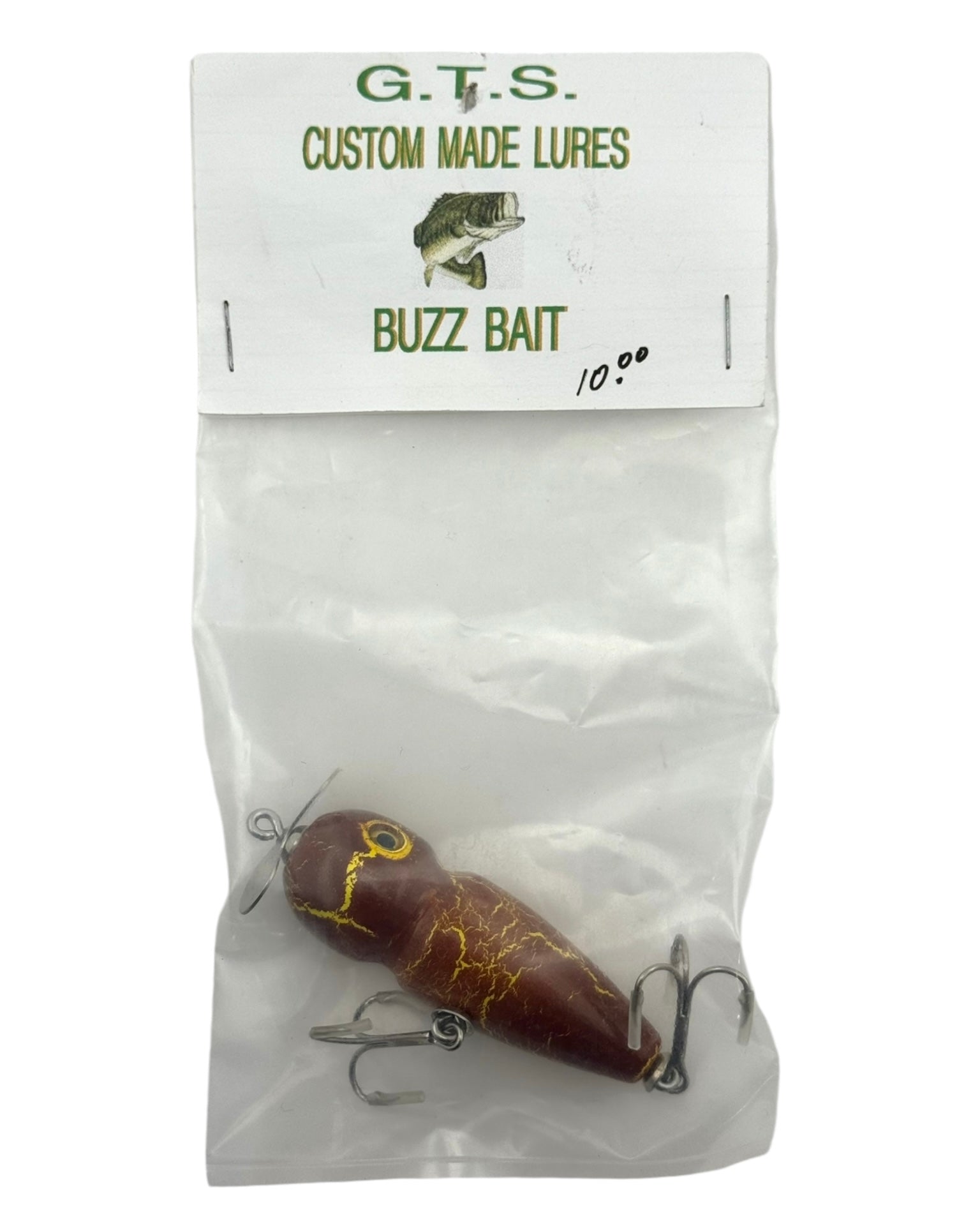 buzz bait fishing lure GEORGE SARSFIELD GTS CUSTOM MADE FISHING LURES • BUZZ BAIT – Toad Tackle