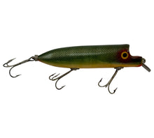 Load image into Gallery viewer, WOODS DOODLER Antique WOOD FISHING LURE &amp; BOX in CHUB. Large Surface Fishing Bait from El Dorado Arkansas. Right
