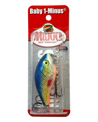 MANNS BABY ONE MINUS SHALLOW DIVER CRANKBAIT in WOUNDED ALEWIFE HOLOGRAPHIC 