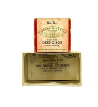 Load image into Gallery viewer, Box Insert View of DEEP-O-BOB Vintage Fishing Bobber in Box. The HERMIL COMPANY of CHICAGO, ILLINOIS
