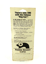 画像をギャラリービューアに読み込む, Fshing Tips for RABBLE ROUSER LURES ASHLEY PROBE Fishing Lure in BROWN w/ SPOTS &amp; RED EYES
