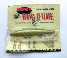 Load image into Gallery viewer, BAGLEYS BANG-O 5 Wood Fishing Lure in Green on Gold Foil. Winter Haven, Florida
