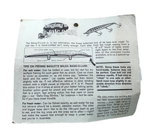 Load image into Gallery viewer, BAGLEY&#39;S BANG-O-LURE Balsa Wood Fishing Lure • GREEN on GOLD FOIL
