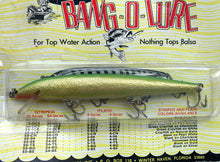 Load image into Gallery viewer, BAGLEYS BANG-O 5 Wood Fishing Lure in Green on Gold Foil
