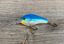 Load image into Gallery viewer, Left Facing View of RAPALA SPECIAL FAT RAP Size 5  Fishing Lure in BLUE SHAD

