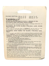 Load image into Gallery viewer, Fising Tips for HEDDON LURES TINY TADPOLLY CLATTERTAD Fishing Lure in ORANGE CRAPPIE CHUB&nbsp;
