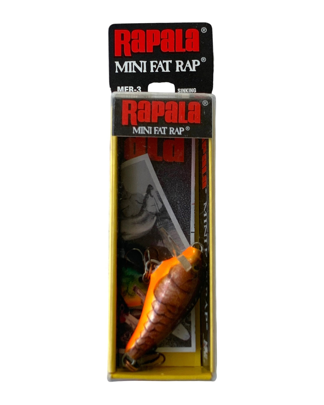 RAPALA Mini Fat Rap MFR-3 BCW Fishing Lure • BROWN CRAWDAD – Toad