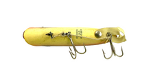 Load image into Gallery viewer, Belly View of HEDDON-DOWAGIAC KING BASSER Fishing Lure w/ Teddy Bear Glass Eyes
