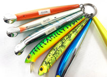 Load image into Gallery viewer, Belly Pics of STORM Thunderstick Fishing Lure SALESMAN SAMPLE RING • AJ Size
