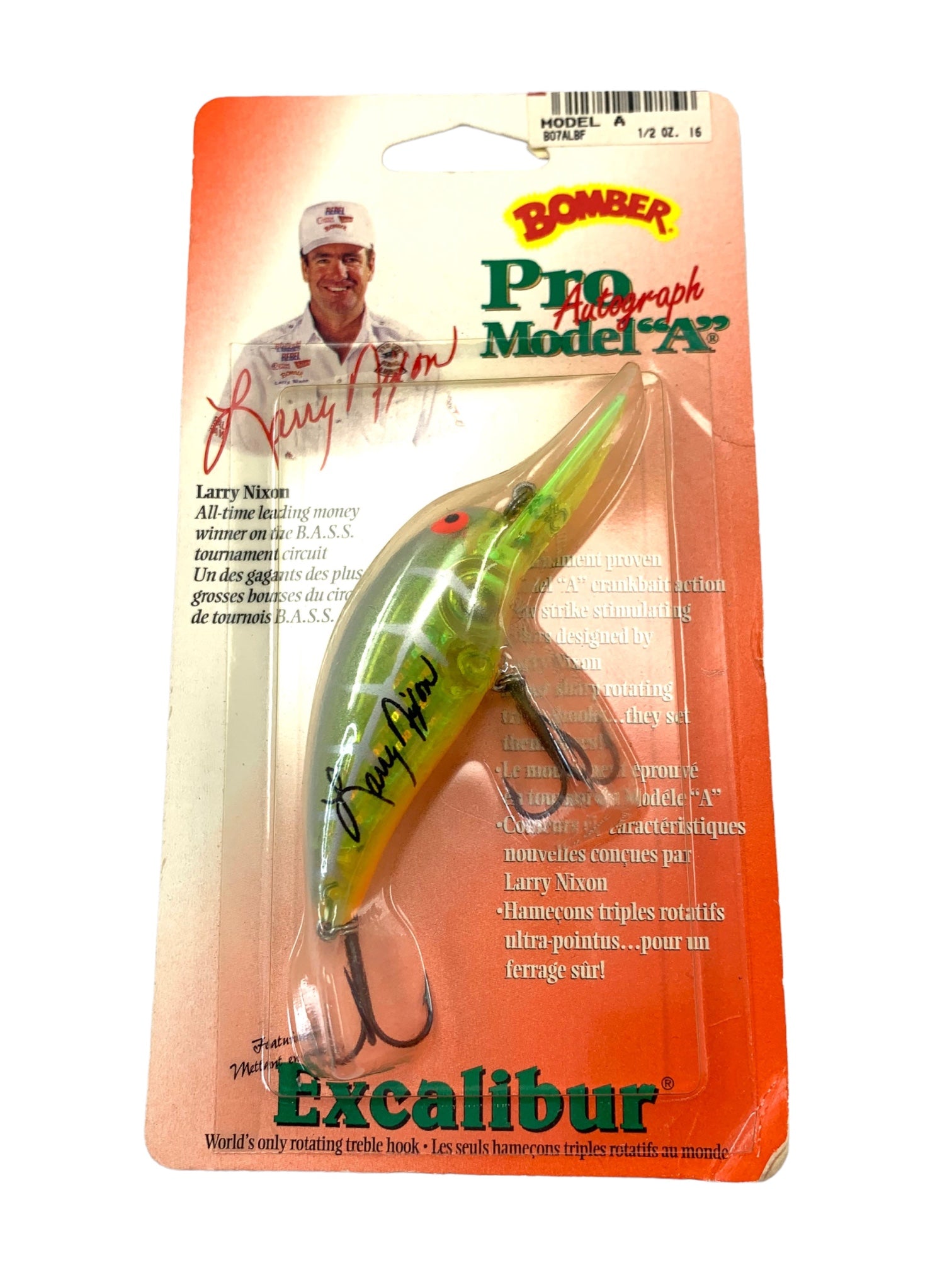 EXCALIBUR Bomber 1/2oz Model A Fishing Lure — B07ALBF – Toad Tackle