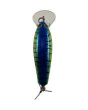 Load image into Gallery viewer, Toad Tackle • ToadTackle.net • BAGLEY DIVING KILL&#39;R BII Fishing Lure • Killer B 2 • DKB2 77 HOT BLUE CHARTREUSE on SILVER
