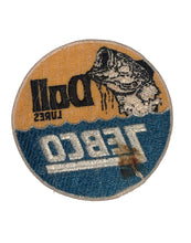 Lade das Bild in den Galerie-Viewer, Back View of Doll Lures &amp; Zebco Fishing Reels Collector Patch
