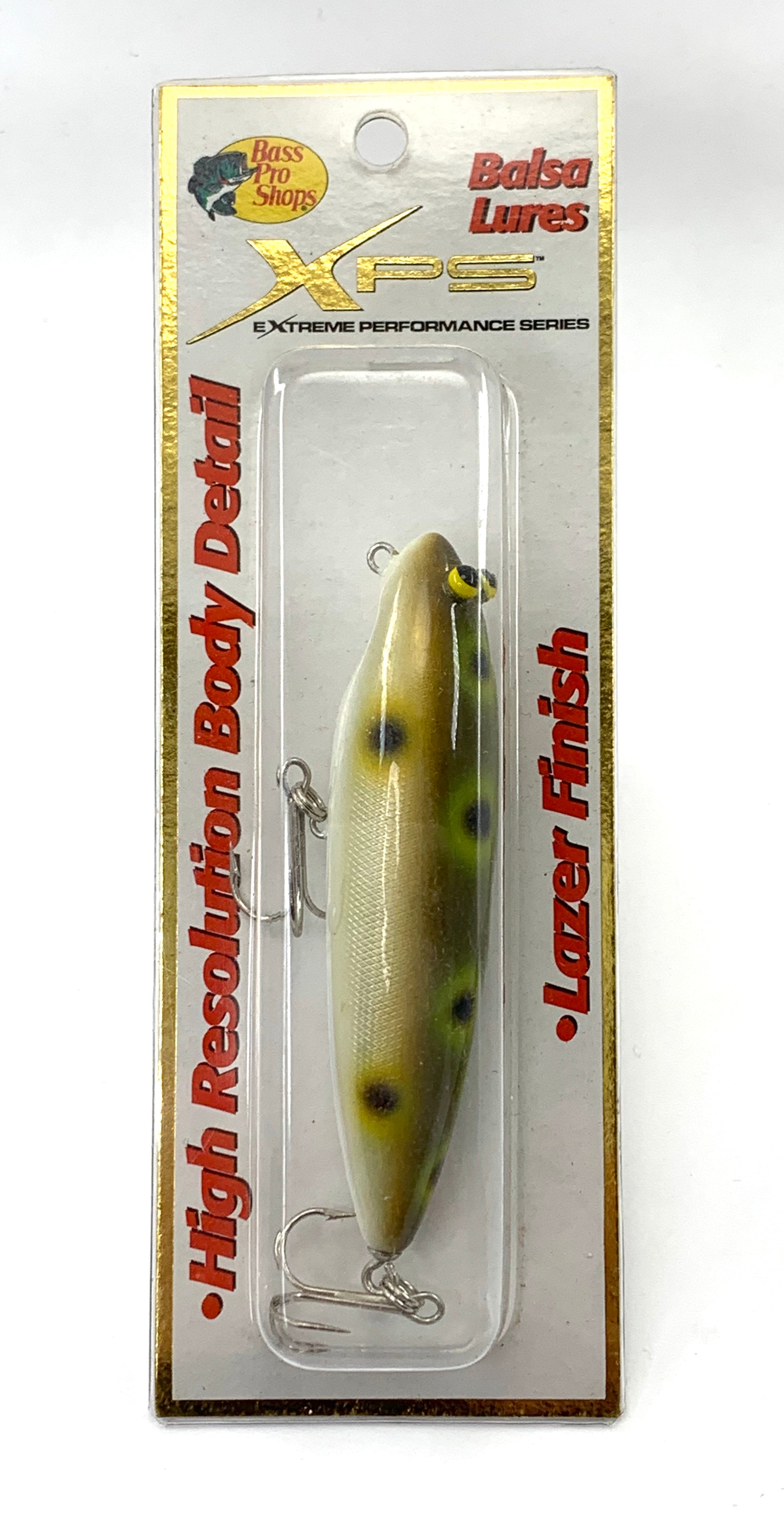 bass pro shops fishing lures XPS BALSA LURE with 3D Eyes BLACK & RED CRACKLE Lures like our Bass Pro Shops XPS Chaos Shad Bass Pro Shops LURES ONLY
