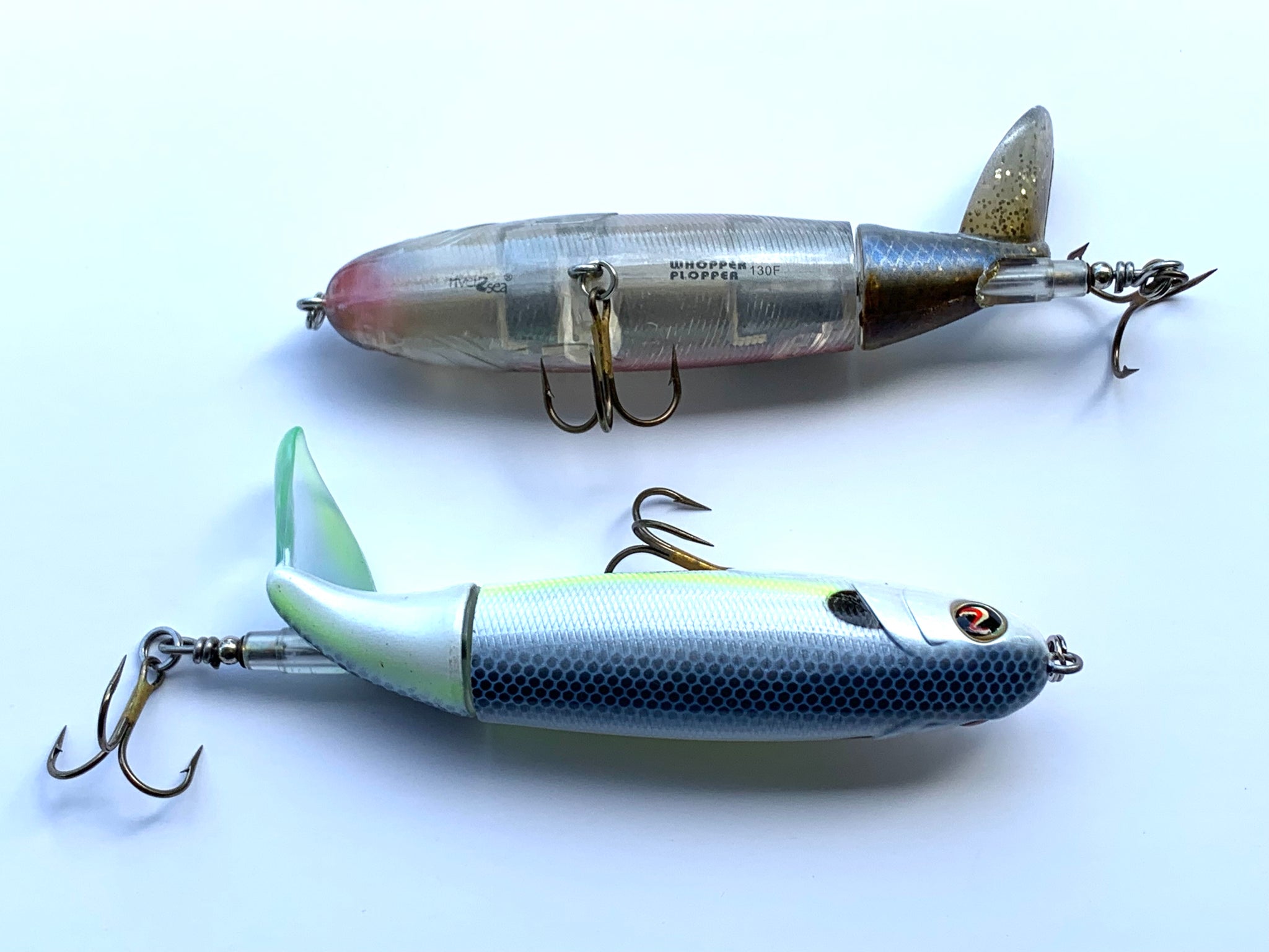 Lot of 2 RIVER2SEA WHOPPER PLOPPER 130 F Fishing Lures • I KNOW IT & –  Toad Tackle